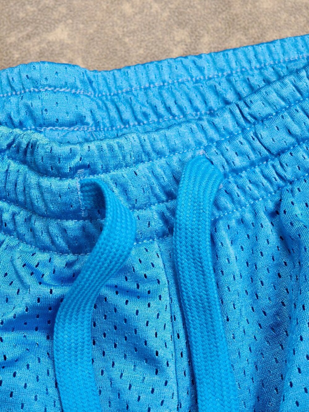 Chrome Hearts Light Blue Mesh Casual Shorts, L - Picture 5 of 9